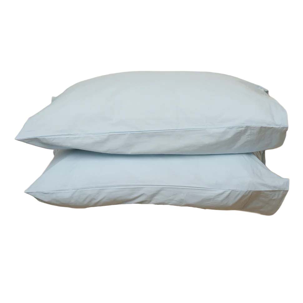 Home Lab 100% Stonewashed Cotton Pillowcase Pair